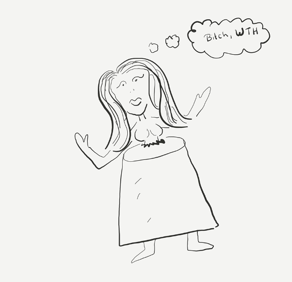 A drawing of a person

Description automatically generated